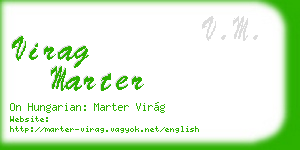 virag marter business card